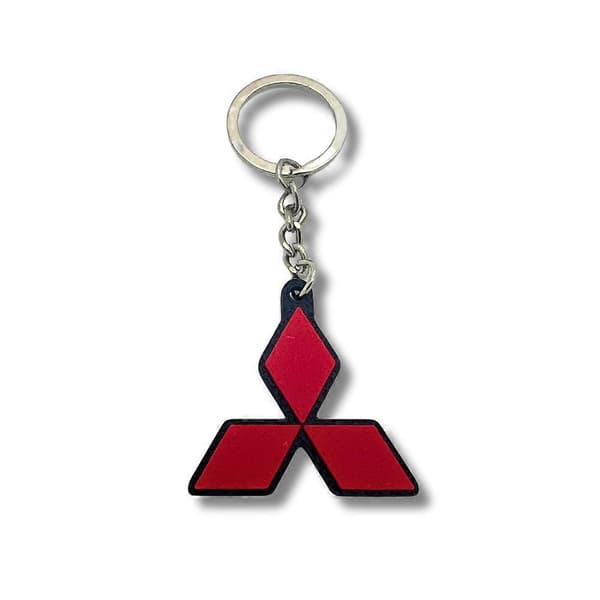 Nyckelring nyckelkedja emblem logotyp för Mitsubishi