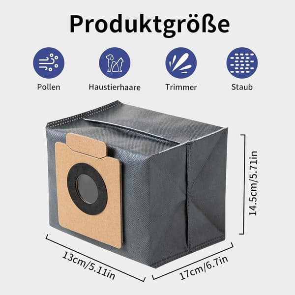Pölypussit Eufy X8 Pro/X10 Pro Omni -imuriin