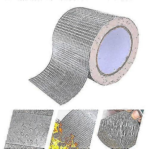 Aluminiumtape: Hyperresistent og vanntett teip med sterkt feste for sprekker, lekkasjer, hull 5cm*5m
