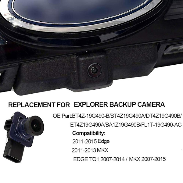 Kompatibel bakkamera för Edge 2011-2015 / Lincoln MKX 2011-2013