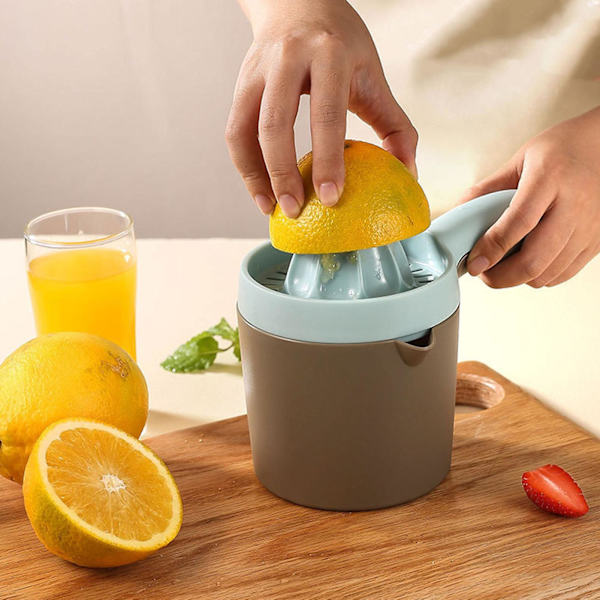 Citron Appelsin Juicer Manuel Håndpresser Rotationspresse Nem Hældetud Opvaskemaskine Sikker Effektiv Frugtjuicer til Druer Jikaix