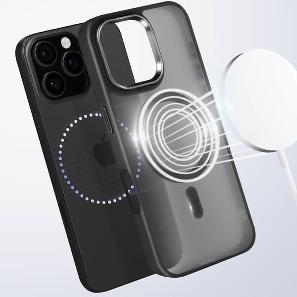 iPhone 16 Pro Mat Sort Magsafe Cover