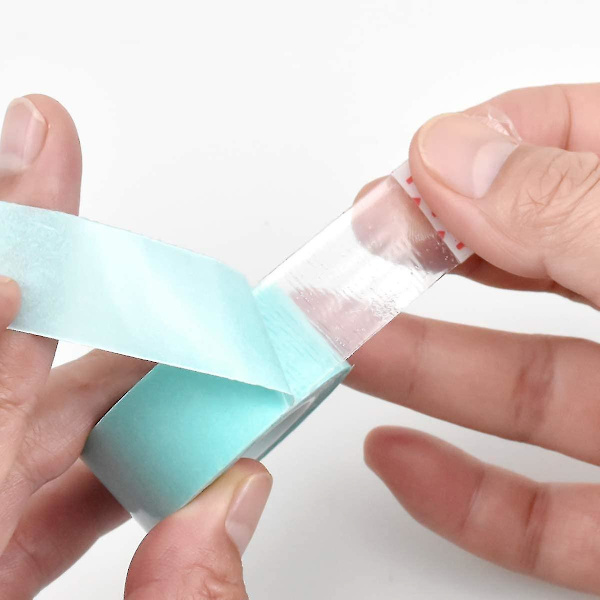 Hårtilläggstape, 3m x 2cm, Stark Adhesion, Vattentät Dubbelsidig Tejp för Hårtillägg