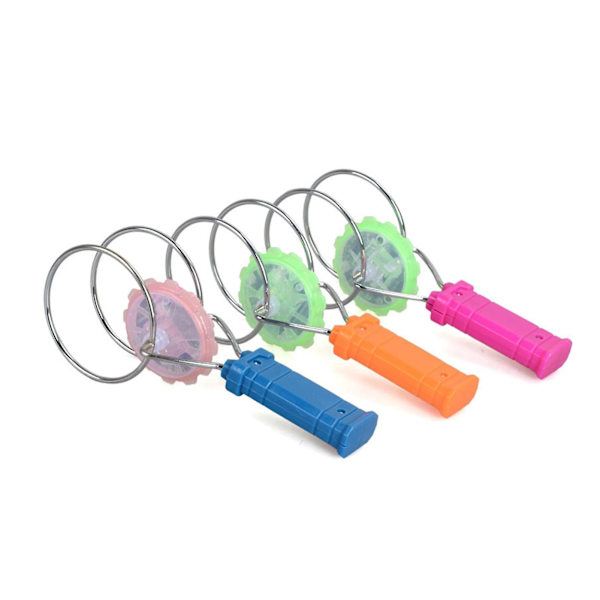 Snurrande leksak med hjulhandtag, färgade LED-lampor, Spin Freedom, nyhetsspel, magnetisk gyro-hjul, handspinner, barn