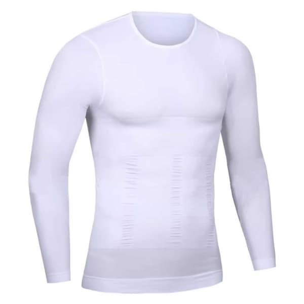 Shaping Posture T-shirt Posture Shirt | Selectable Size | White