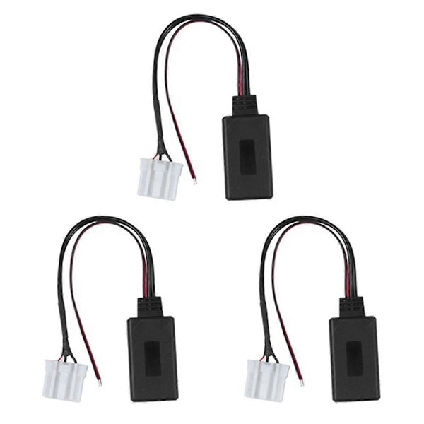3 stk. Trådløs Bluetooth-modul for bil, musikkadapter Aux-lydkabel for 2 3 5 6 Mx5 Rx8
