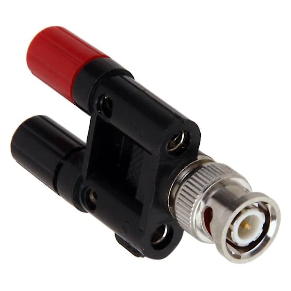 BNC Stik 4mm Bananstik Splitter Konnektor BNC Hanstik til 2 x 4mm Banan Hun Jack Socket Adaptere