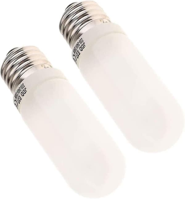 2 stk. 250w 220-240v E27 Mat Halogenpære UTV