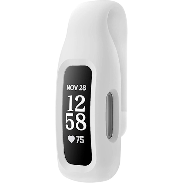 Klippfodral tillbehör till Fitbit Inspire 2, vit