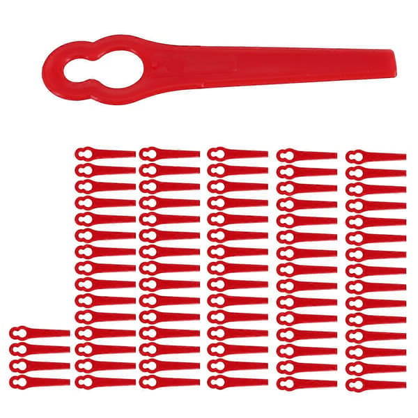 80 stk. 8,3 cm Plastgress Trimmer Blad Erstatning Gressklipper for Bosch Einhell Plen