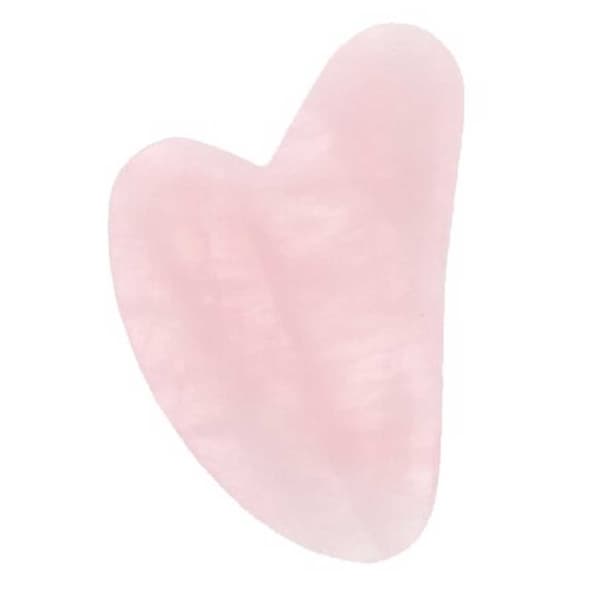 Resin Rose Quartz Gua Sha Stone Facial Tool