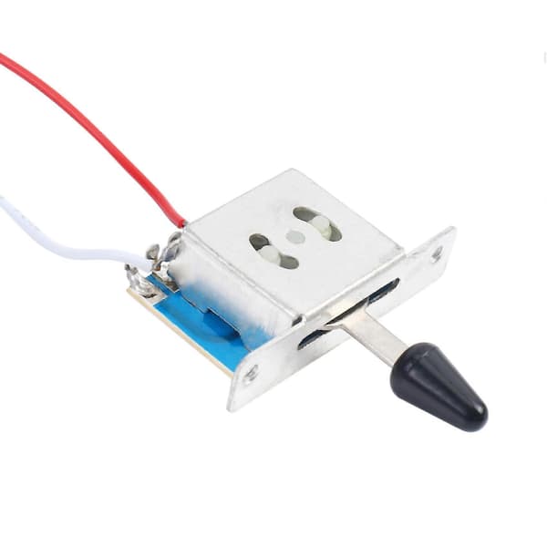 Elektrisk Gitarrkopplingssats 1 Volym 1 Ton 3 Växelspak 500k Potar Jack 1 Set