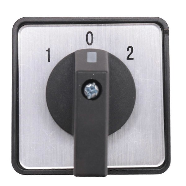 Kiertokytkin On-Off-on 3 Asentoa 4 Vaihetta 20A 500V Kaksoisnopeusmoottorikytkin Pieni Levy Vaihtokammikytkin LW8-20