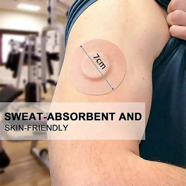 Barsinfi 30 st Sport Sensor Plåster, Andningsbara Starka Limsensorplåster Med Vattentäta Limplåster Sensor Fix Tejp