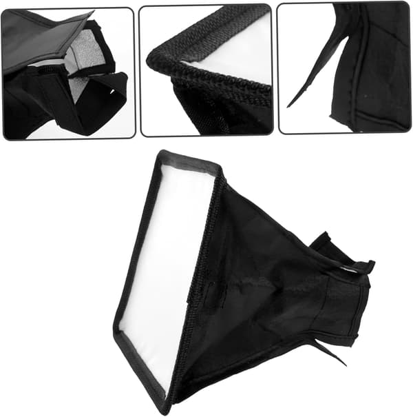 Kamera Flash Diffuser Softbox Softbox Belysning til Top Flash Lampe Diffuser Reflektor