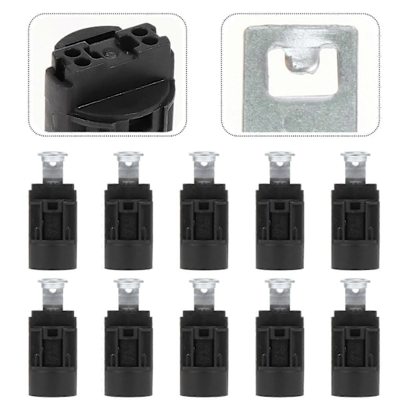 10 stk E14 Beslag Lampeholder LED E14 Lysbase Krystal Lampeholder