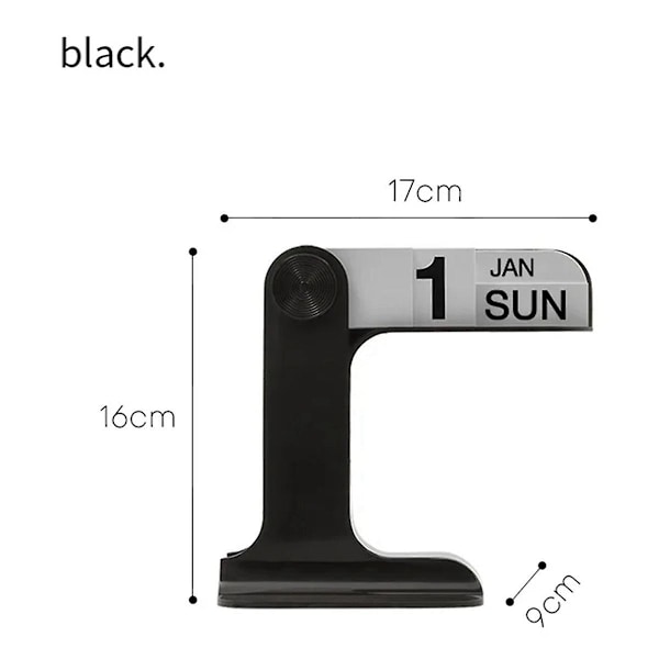 Vändbar Kalender Rotationsbar Skrivbords Kalender Konst Hantverk Prydnader Heminredning Tillbehör för Livet