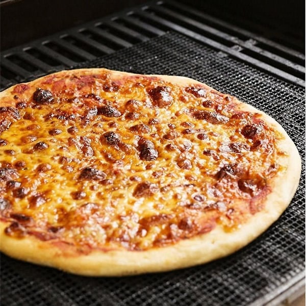 Grillmatta, Non-stick Grillnät Hållbart Värmebeständigt Grillnät Lätt att Rengöra för Grillning av Kött, Grönsaker, Skaldjur (3 st 40 * 30)