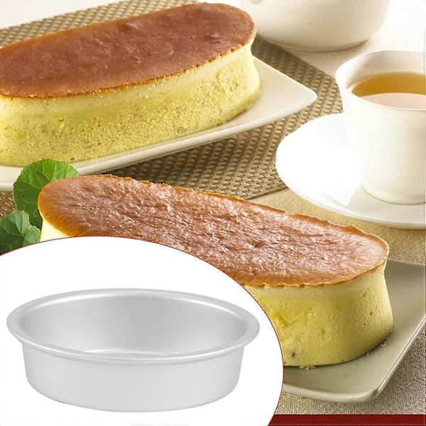 10 st Mini Oval Äggformad Aluminiumlegering Metall Ostkaka Form Brödform Tartlett Hållare Pudding Je 2025th