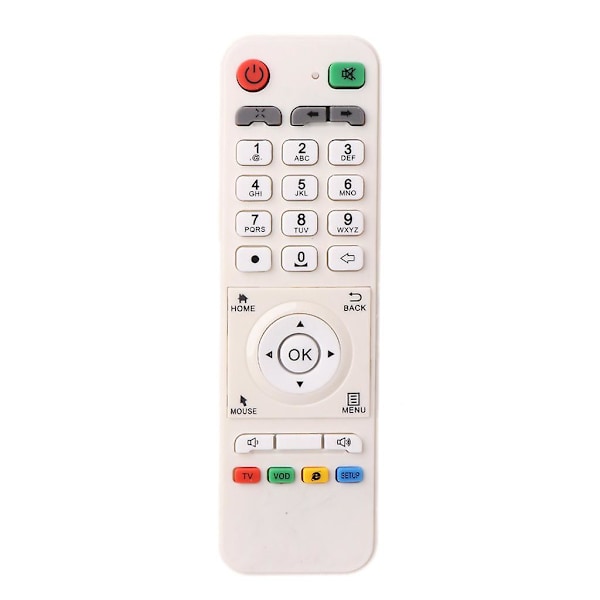 Fjärrkontroll för Great Bee Iptv Arabic Box ersättningsdel vit