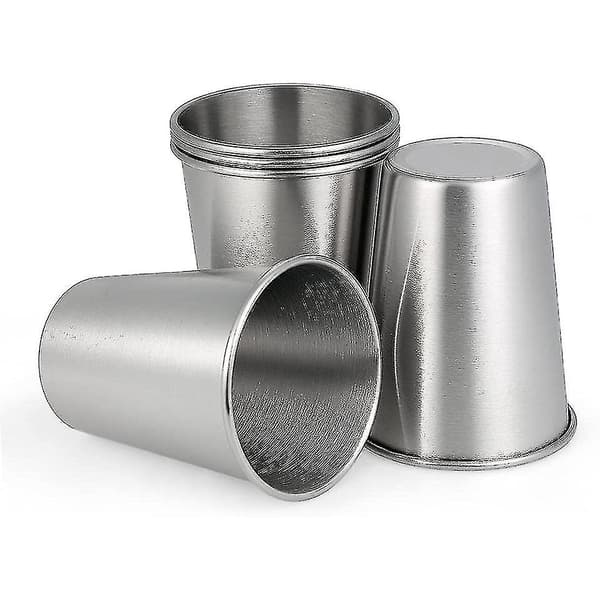 5 stk. Rustfrit Stål Kande Rustfrit Stål Kande Stabelbar Kande 350ml