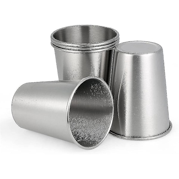 5 stycken rostfria muggar Stapelbara muggar 350ml