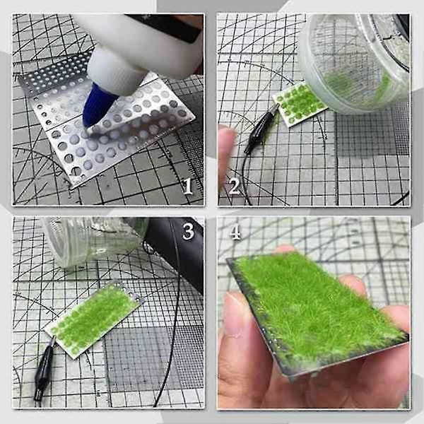 Miniature Scene Model Materia Flocking Statisk Græs Applikator Modellering Hobby Håndværk Med Græs Plan