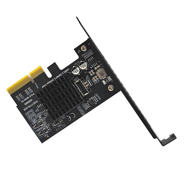 USB3.2 Laajennuskortti GEN2X2 20Gbps PCIE 4X Adapteri TYPE-C Etu A-KEY/TYPE-E