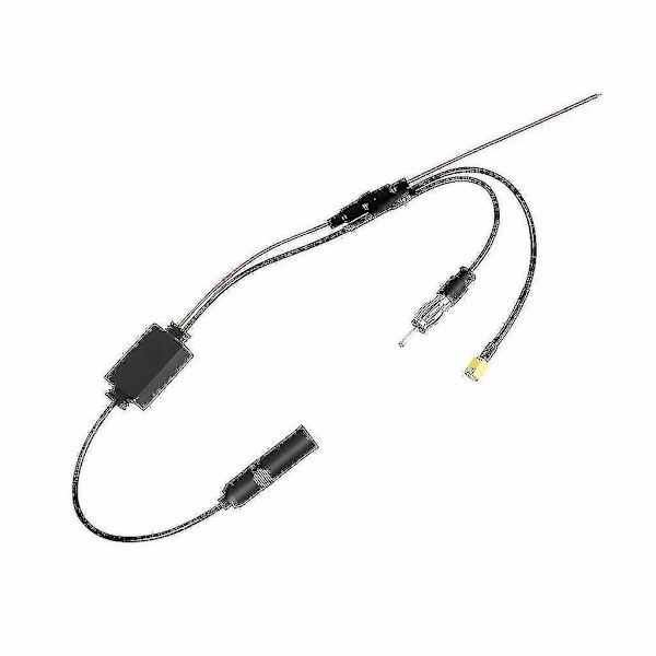 Universal DAB FM AM Bilantenn Splitter Adapter Kabel Digital Radio Förstärkare 2024THO