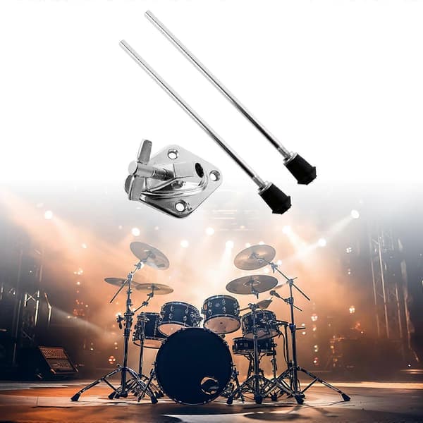 2 stk. trommeben lige stortrommeben til percussion basstommesæt dele