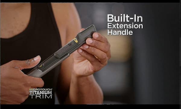 Microtouch Titanium Trim, Belyst Hårklippeværktøj og Kropsplejer