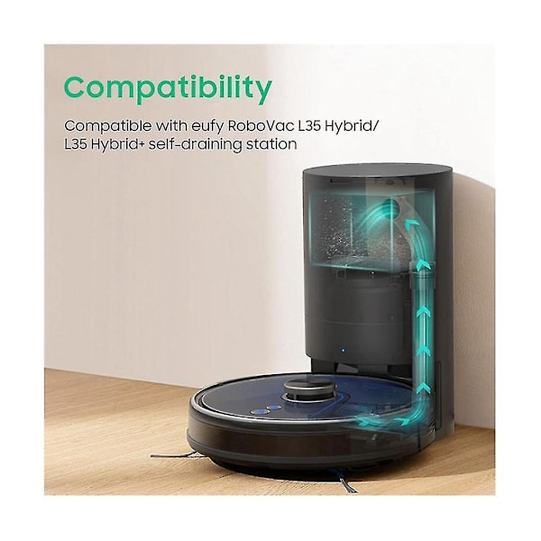 10 kpl Pölypusseja Robovac L35 Hybrid/l35 Hybrid+/ Lr30 Hybrid/lr30 Hybrid+ Robotti-imurin Pusseihin