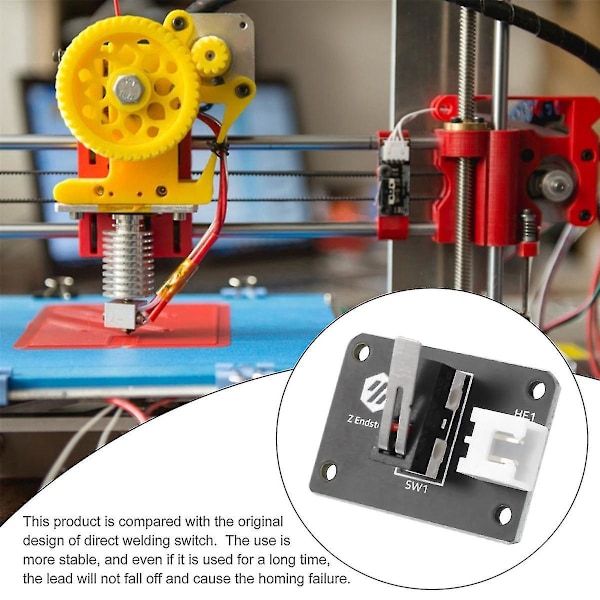 För Voron 2.4 Trident Z-axelns ändstopp Pcb-kort Voron2.4 Z-ändstopp 720324a-y2-210908 Brytare Hartk Sexbult Gränsbrytare