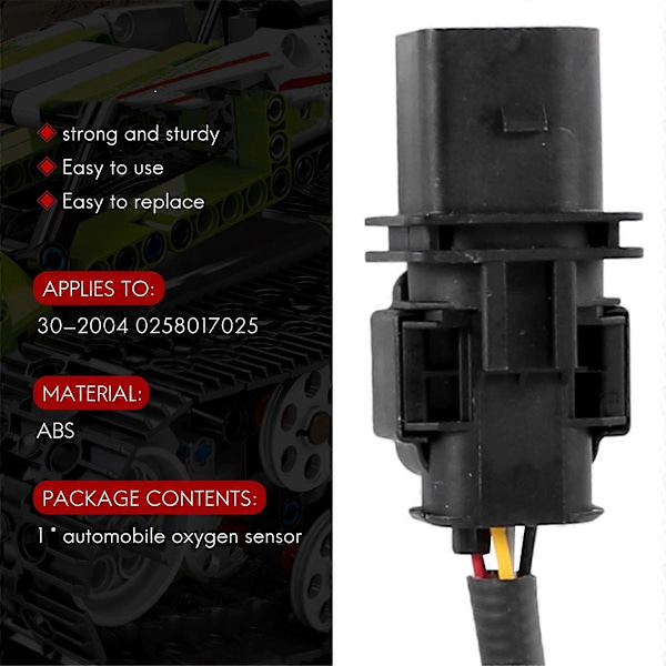 0258017025 LSU 4.9 Lambda Bredband O2 Syresensor 30-4110 Luft-Bränsleförhållande Sensor Ersätter för AEM