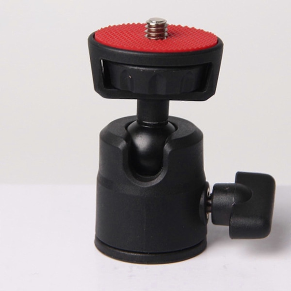 Stativ Mini Kulhuvud Adapter 360° Roterbart Kulhuvud för Ljusstativ DSLR