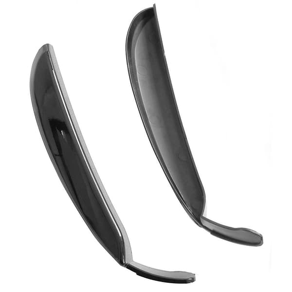 Frontfanger Tåkelys Splitter Canard Luftdeksel Trim for C-Klasse W205 C43 2019+ Gloss Sort