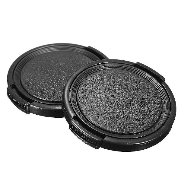 Yleismallinen 10 kpl 49mm Keskeltä Puristettava Etulinssinsuojus DSLR-kameralle