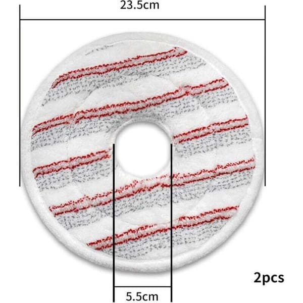 2-pakning mikrofiber mopprefill for Vileda Spin and Clean mopp, vaskbart og gjenbrukbart erstatningsmopphode for gulvrengjøring