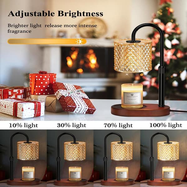 Candle Warmer with Timer, Dimmer, Height Adjustable, Suitable as Home Decor; Electric Candle Warmer with Bulb.