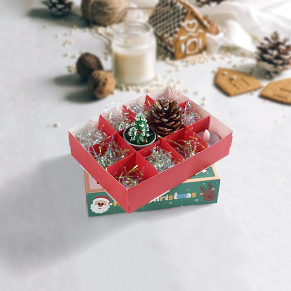 5 st jultomte tomma lådor 12 fack roliga poke DIY nedräkning advent blind box nyårsfestival present