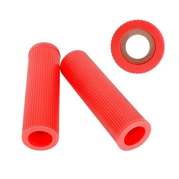 Universal Cykelstyreöverdrag 22mm Innerdiameter med Hål och Propp i Silikon