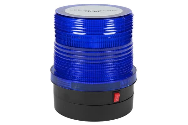 LED-advarselslys blå 2.4W