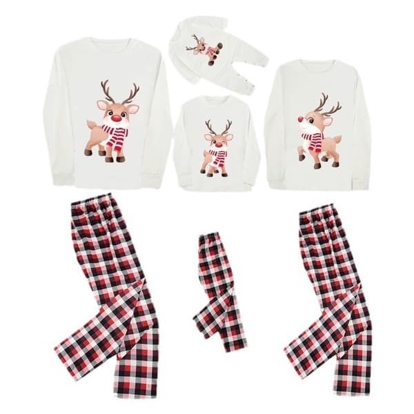 Julepyjamas til familien - Matchende pyjamas til hele familien Far Dad Dad M