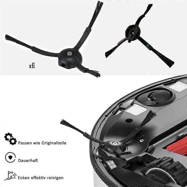 Tillbehörsset för Roborock S8 Pro Ultra Dammsugare, 1 Dubbelborstsystem Modell Huvudborstar