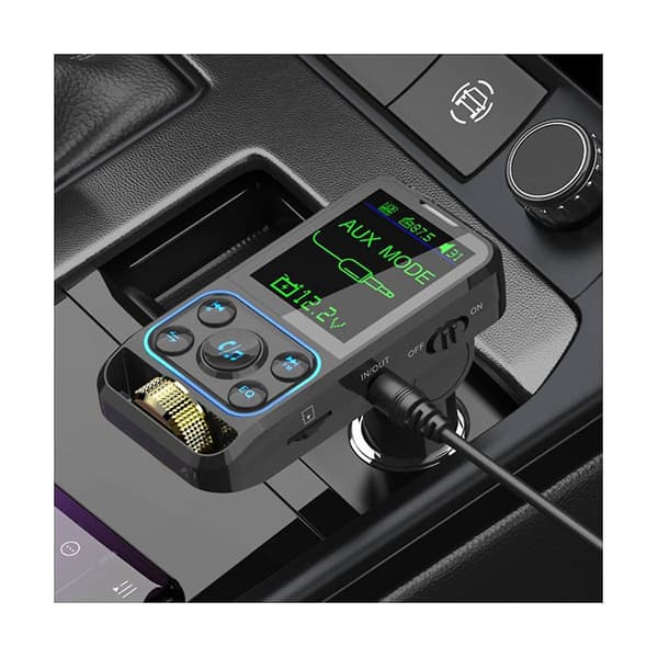 BC83 Dobbelt Hurtig Opladning Bil Bluetooth MP3 Afspiller FM Transmitter EQ Regulator Biltilbehør