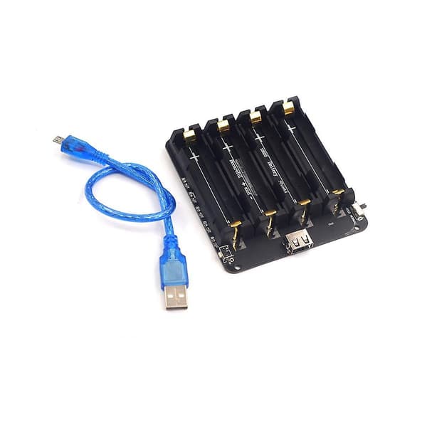 18650 Batteriholder V3 Utviklingskort Overladningsbeskyttelse Med Kabel