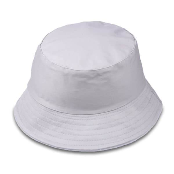 Grå Fiskehatt Bucket Hat Mössa Hatt