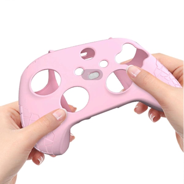 Silikonbeskyttelse til Xbox Series X med klistremerker og sklisikre ringer 2024THO