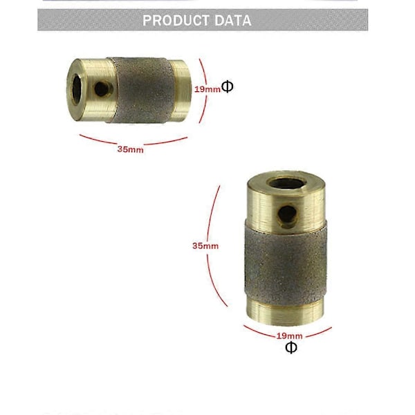 3/4\" Standard Fine Diamantsliber Bits Diamantslibeskive Farvet Keramisk Glas Slibeværktøj til Inland Gryphon Delphiglass Glastar