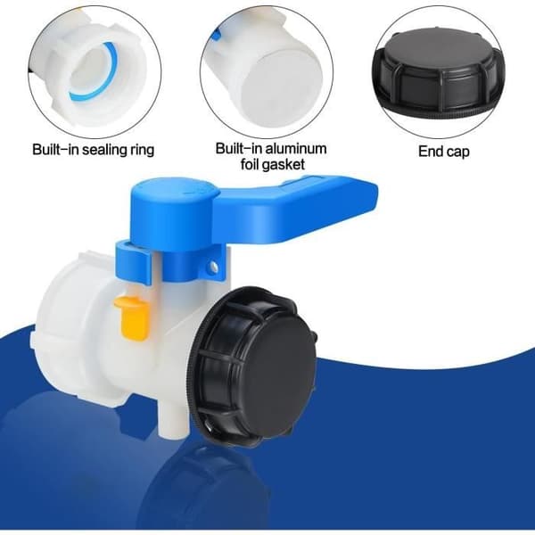 IBC Tankadapter - Plast - 1000L - Universal - Hög precision - S60x6